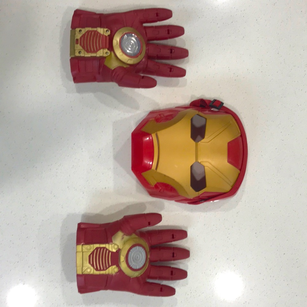 Iron man gloves and mask bundle